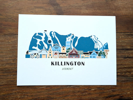 Killington Vermont Cityscape Print