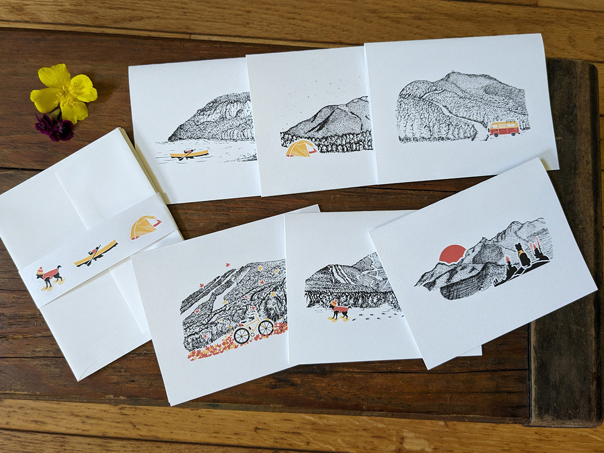 Montañas | Mountain Adventure | Assorted Greeting Card Set