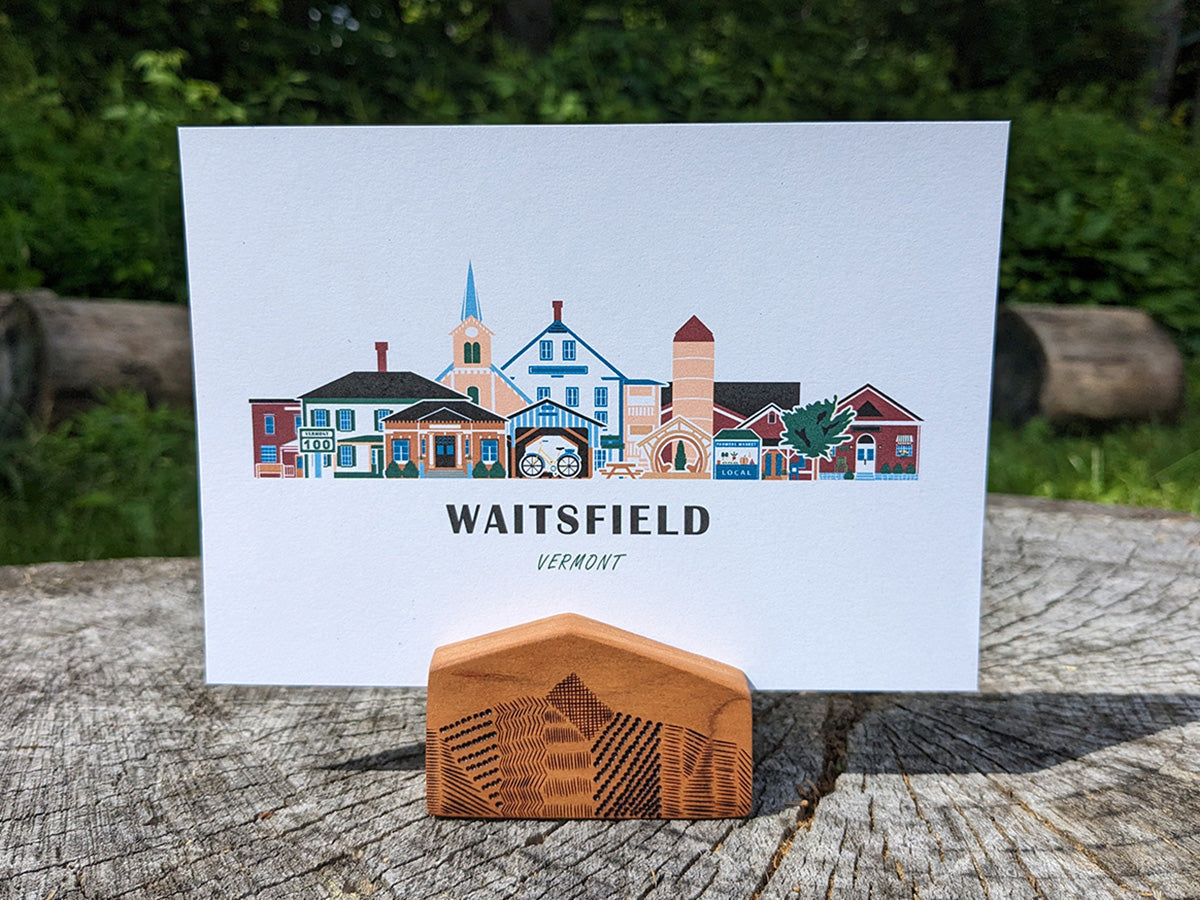 Waitsfield Vermont Cityscape Print