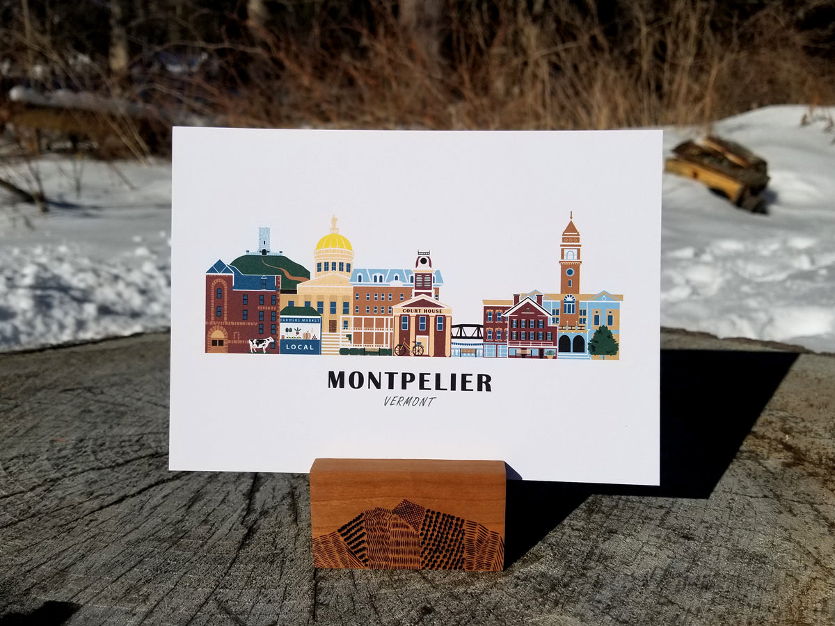 Montpelier Vermont Cityscape Print