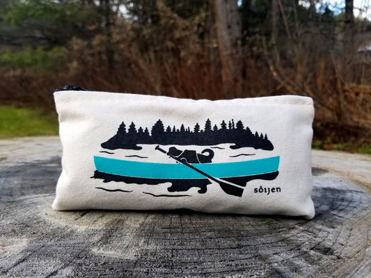 Canoe Pup Zipper Pouch