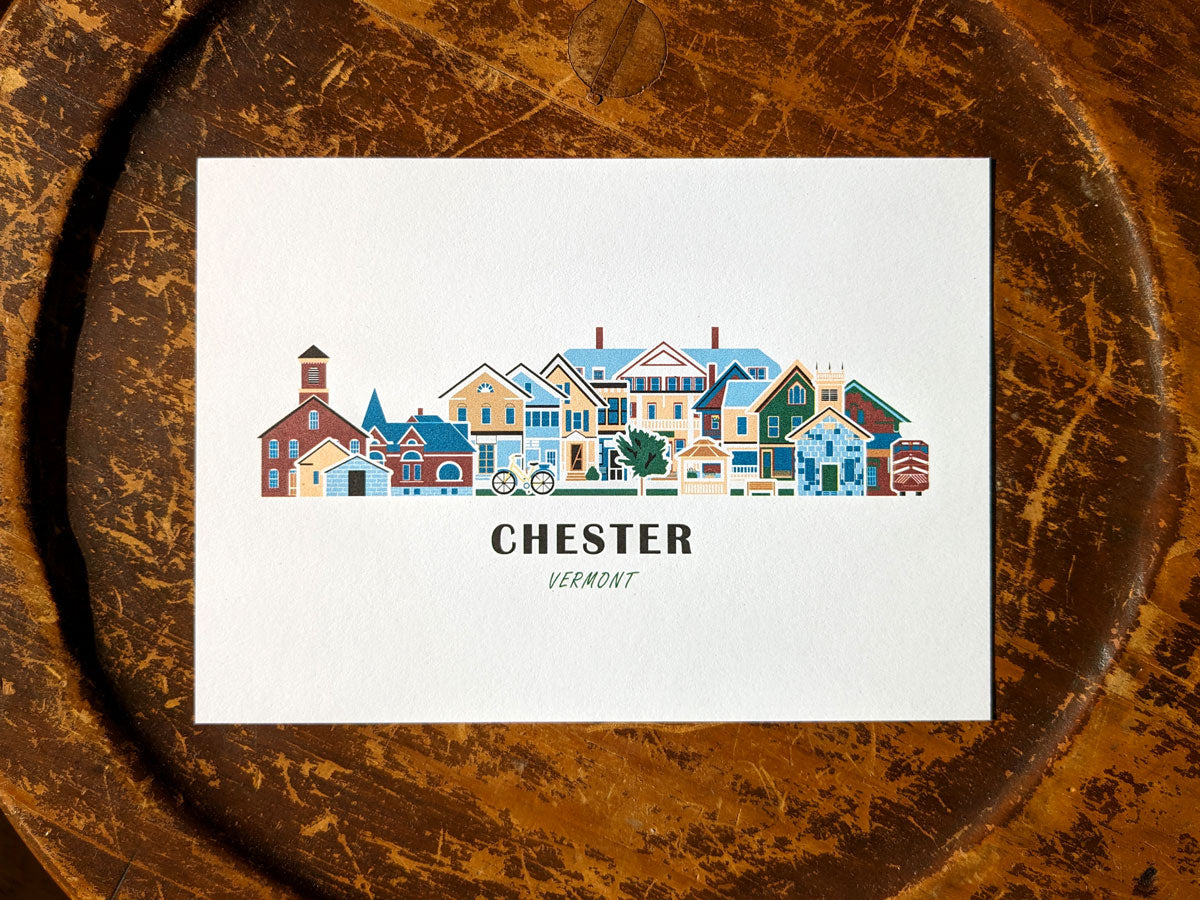 Chester Vermont Cityscape Print