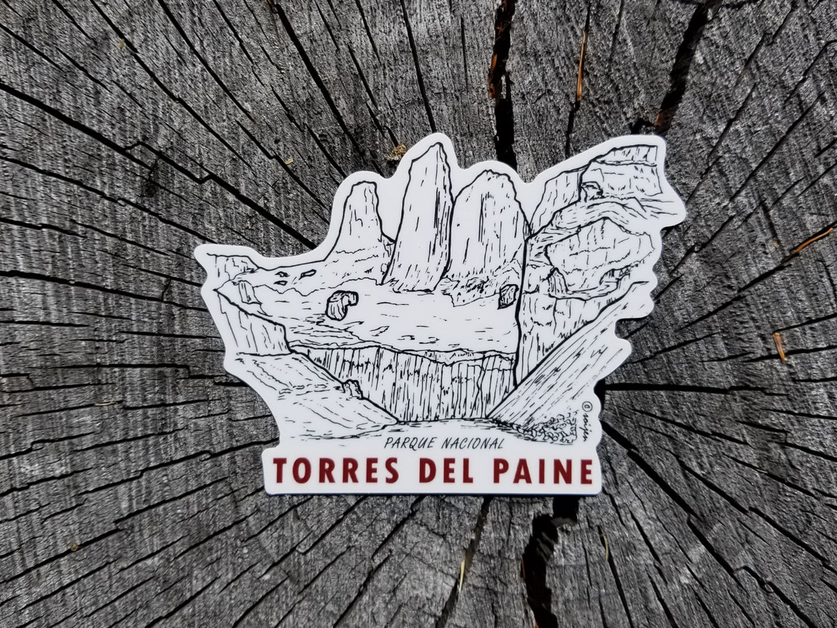 Torres del Paine Sticker | Patagonia Chile