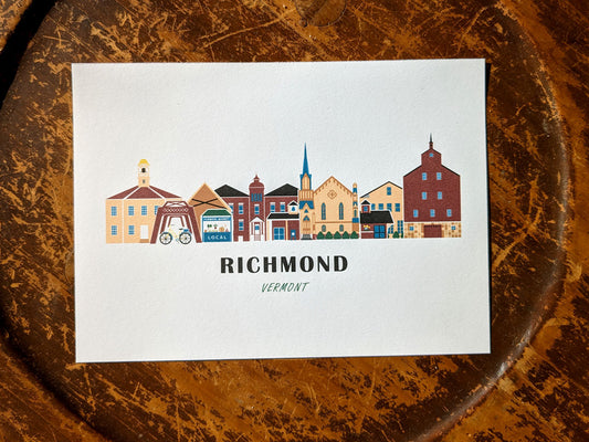 Richmond Vermont Cityscape Print