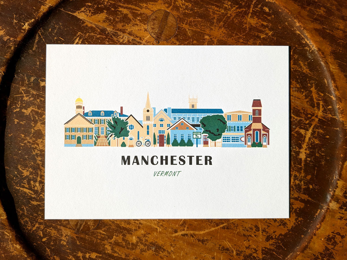 Manchester Vermont Cityscape Print