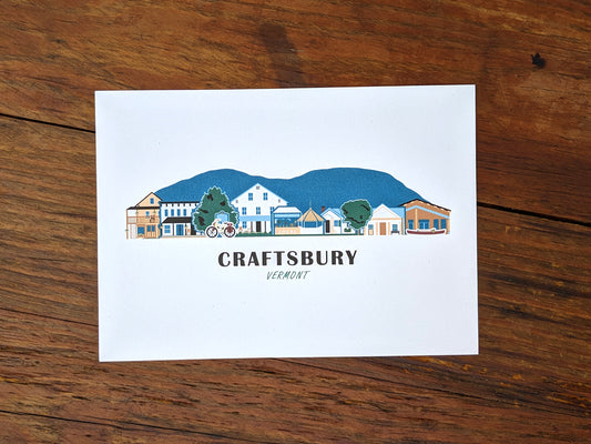 Craftsbury Vermont Cityscape Print