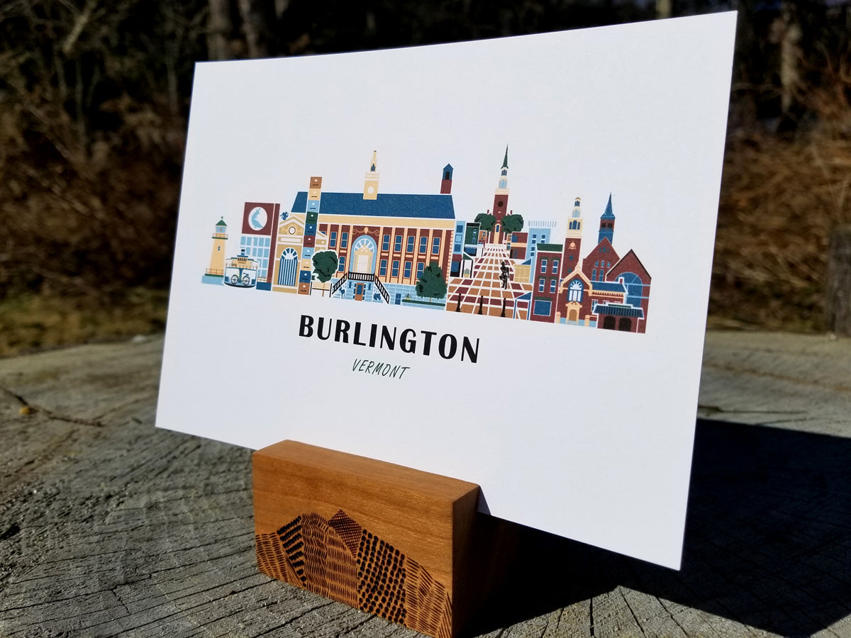 Burlington Vermont Cityscape Print