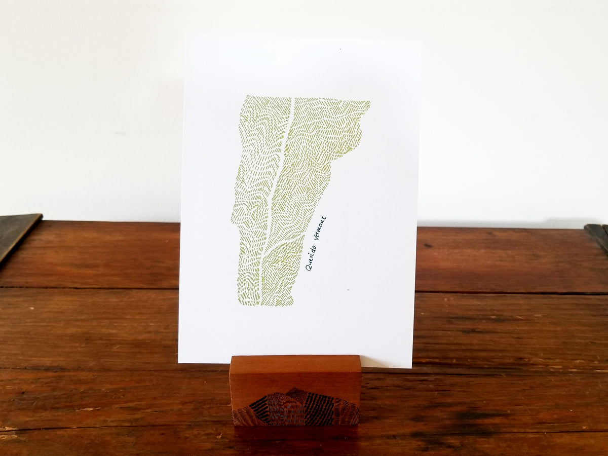 Vermont Long Trail Print | Hand Illustrated