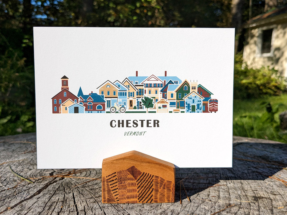 Chester Vermont Cityscape Print