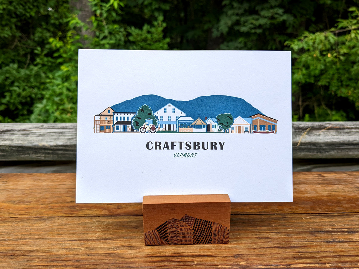 Craftsbury Vermont Cityscape Print