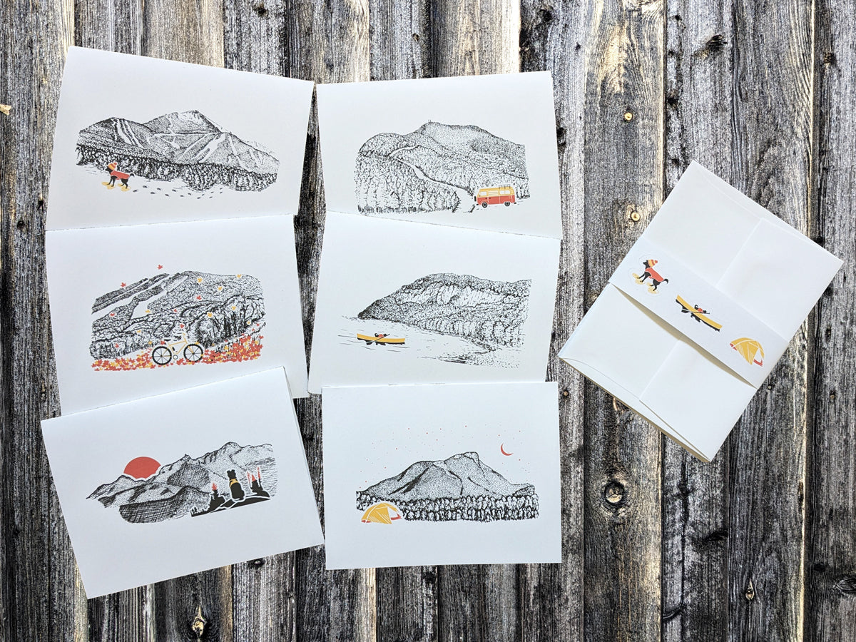 Montañas | Mountain Adventure | Assorted Greeting Card Set