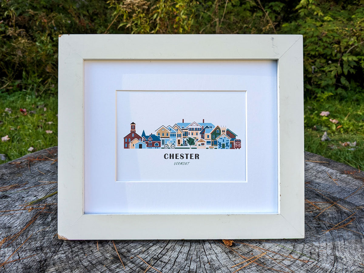 Chester Vermont Cityscape Print