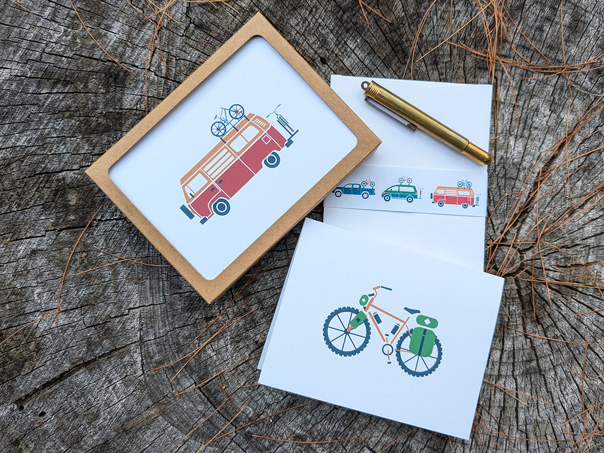 Bicicleta | Bike Adventure | Assorted Greeting Card Set