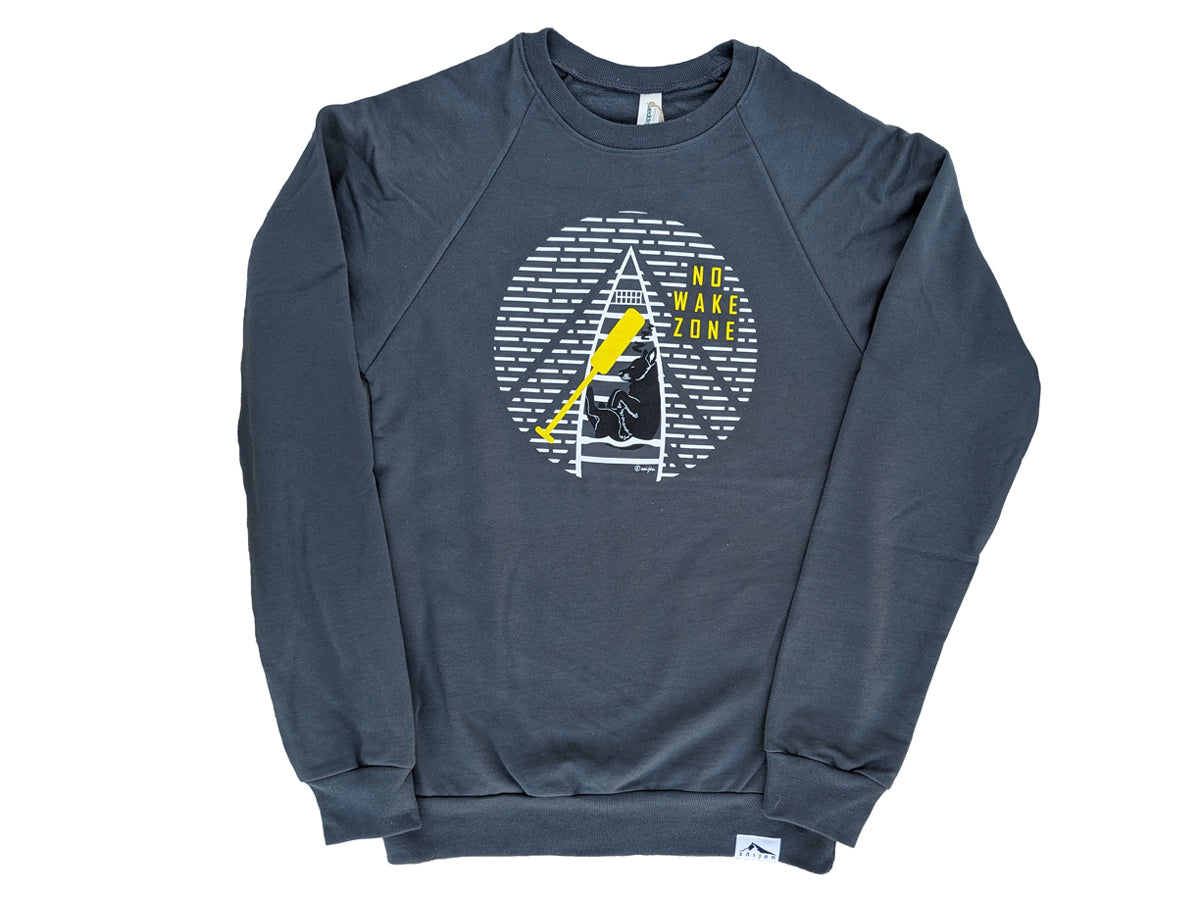 No Wake Zone Sweatshirt | 100% Organic Cotton