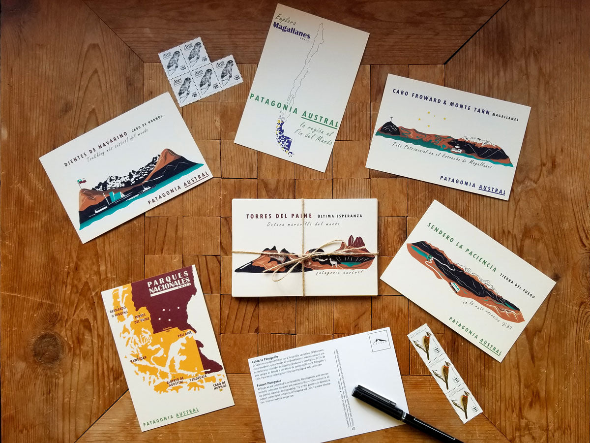 Trekking Patagonia Austral | Chile | Assorted Postcard Set