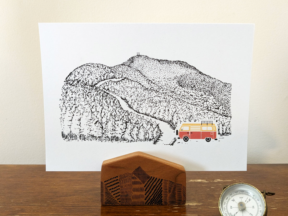 Montañas - Vanlife Art Print