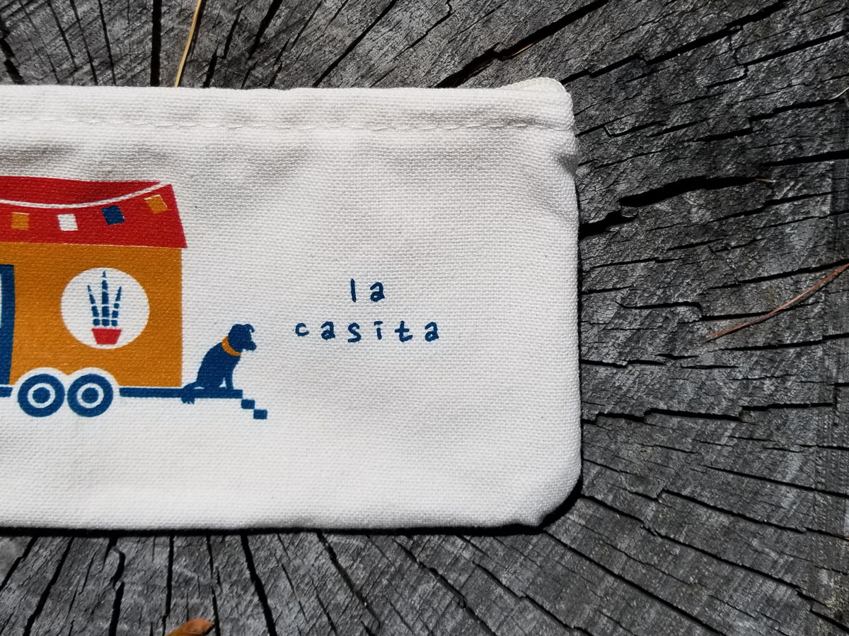 Casita Pup Zipper Pouch | Tiny House