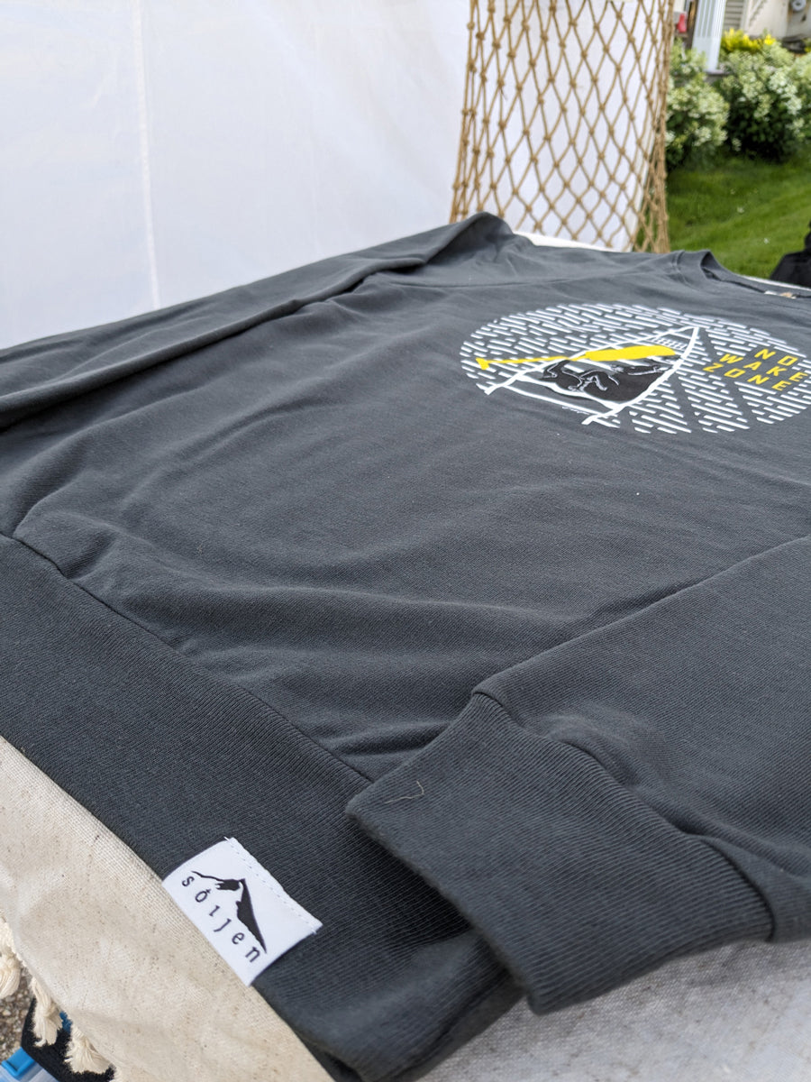 No Wake Zone Sweatshirt | 100% Organic Cotton