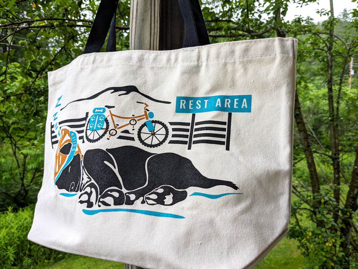 Bike Pup Tote Bag